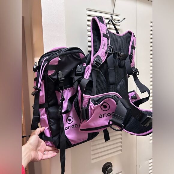 EUC~ Orion Packs Women\'s Archer Back Country Ski Pack, Black/Powder Purple, S/M main image 4